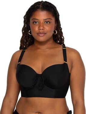 SMART & SEXY Longline Underwire BIKINI TOP 34DDD